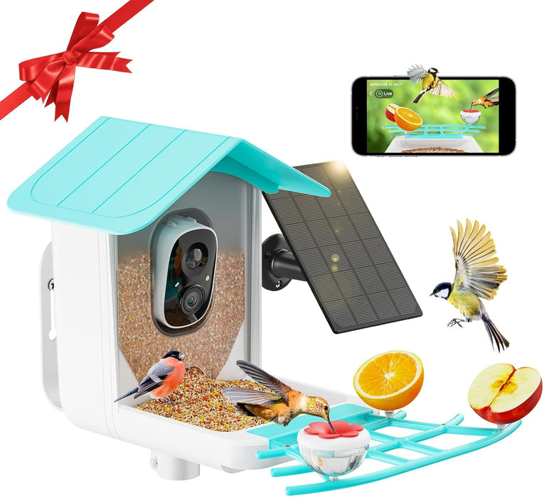 Smart Bird Feeder Camera | solar panel