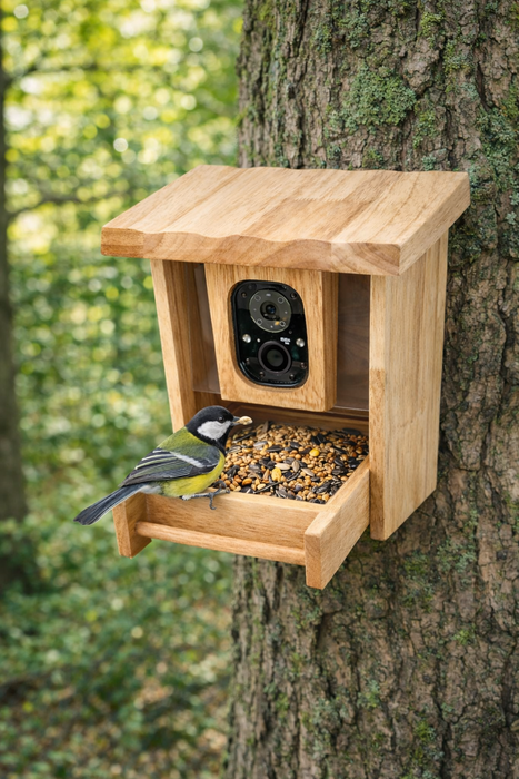 Smart Bird Feeder Camera N007 | solar panel