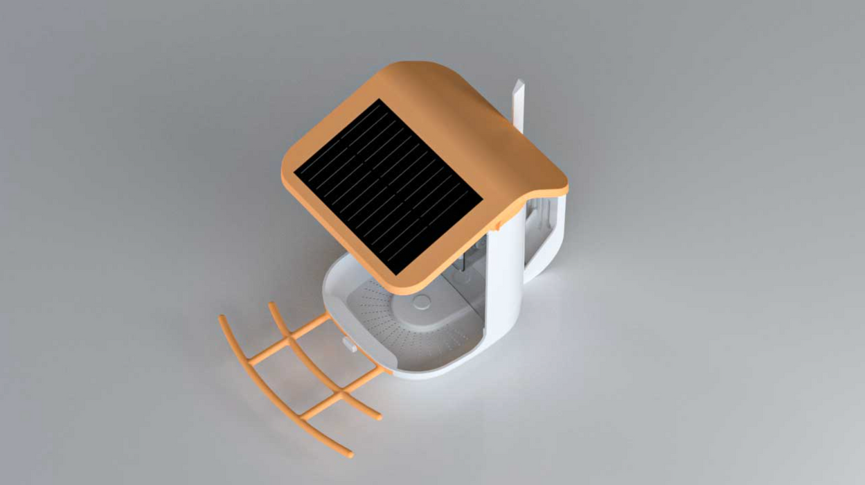 Smart Bird Feeder Camera G03 | solar panel
